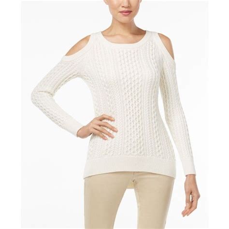 michael kors cold shoulder cable knit sweater|Alpaca Blend Cable Knit Sweater .